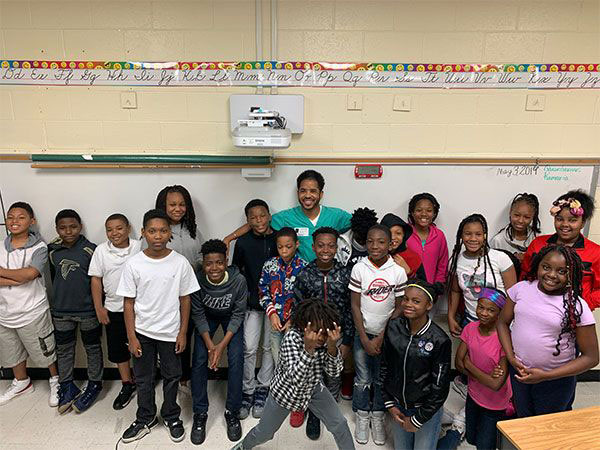 Community Outreach S L Lewis Elementary School
