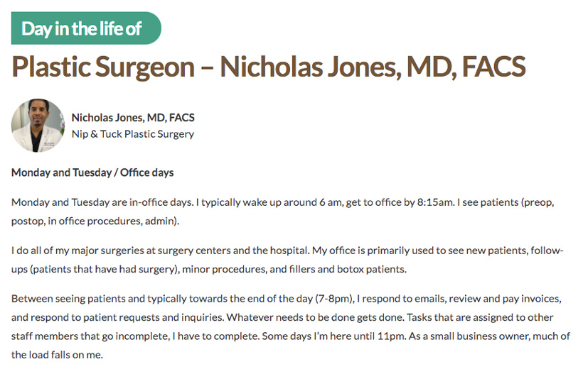 Dr. Nicholas Jones in the Press